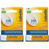 Labello Sun Protect Burrocacao labbra SPF50 4.8 g, Balsamo labbra con filtri UVA/UVB, cera d'api e oli naturali, Burrocacao protezione solare 50 idratante per 24 ore (Confezione da 2)