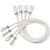 PHENO FLAGS Premium anelli per bandiere set da 4, 41 cm - accessori per bandiere stabili e durevoli, il dispositivo di sollevamento perfetto per le tue bandiere