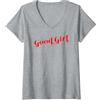 Good Girl Whimsical Design Studio Donna BUONA RAGAZZA Maglietta con Collo a V