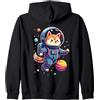Cosmic Pet Explorers Shiba Inu Astronauta Galleggiante nello Spazio Cane Carino Felpa con Cappuccio