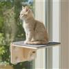 pecute Amaca per Gatti con Tiragraffi, Mensole per Gatti in Sisal Resistente, Amaca Gatto 30×27×16 cm con 4 Ventose Potenti e Viti da Parete, Facile da Montare, Peso del Gatto Fino a 10 kg
