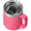 YETI Rambler Mug, Vacuum Insulated Stainless Steel Stackable Mug with Magslider Lid, Tropical Pink, 10 oz (296 ml)