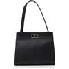 Ermanno Firenze Tina, Borsa a Mano Unisex-Adulto, Nero