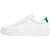 Tommy Hilfiger Uomo Sneakers Court Basket Core Eleganti, Bianco (Ecru), 45 EU