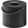 Yamazaki 1704 TOWER Tissue Case Round with Handle, black, Steel, 17 x 17 x 14 cm