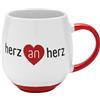 GRUSS & CO Tasse Motiv Herz an Herz
