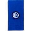 Inter Telo Mare, Asciugamano Spiaggia o Piscina, 100% Cotone, 70x140 cm o 90x170 cm, Prodotto Ufficiale
