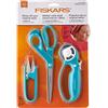 Fiskars - Starter kit per la creazione di indumenti, 3 pezzi, colore: Turchese