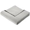 Biederlack Thermosoft Coperta, Misto Cotone, Silver, Matrimoniale, 150x200 cm