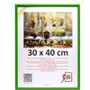 3-B Cornice MAUI, verde, 30 x 40 cm, cornice in legno, cornice per foto, cornice per documenti con vetro acrilico