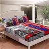 Loussiesd Set di biancheria da letto con angoli Big Ben di Londra per ragazze e donne, uomini, grigio a tema UK Decor lenzuola set moderno Inghilterra paesaggio urbano copripiumino 2 pezzi singolo formato