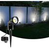 nipify Faretti da Giardino con Picchetto, COB Faretto da Esterno 5W 6500K Luci per Sentieri IP65 Illuminazione per Esterni Prato Terrazzo Cortile