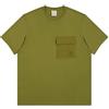 Champion Legacy C-Tech (220407) -Pocket SS Crewneck T-Shirt, Verde Oliva (GNUM), M Uomo