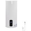Charocean Caldaia elettrica da 60 l, 2000 W, da appendere alla parete, capacità di riscaldamento, scaldabagno, contenitore interno smaltato, schermo LED, 220 V (60 l 2000 W)
