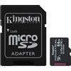 Kingston 64GB Scheda microSDXC Kingston Industrial C10 A1 pSLC + adattatore SD [SDCIT2/64GB]