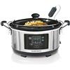 Hamilton Beach 33956-CE Slow Cooker, 240 W, 4.5 Litri, Inossidabile, Acciaio Inox