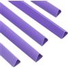 PATIKIL Barre Rilegatura 15mm Formato A4 120 Fogli Viola 10Pz | Dorsi Plastici Rilegaturav, Capacità Raccoglitore Rapporto, Raccoglitore Presentazione Triangolare, Copertina Rapporto