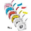 Goknu Nastro di compatibile con Brother P Touch M Tape MK221 MK 231, M950/M960 Nastro termico compatibile con Brother PT-M95 PT-70BM PT-65 PT-90 PT-80 PT-85 Label Printer, 12 mm x 8 m nero su 6 colori