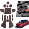 BIBIBO Tappetini in gomma antiscivolo compatibili con Opel Corsa F 2020-2024, tappetini in gomma per auto, Opel Corsa F, tappetini antiscivolo, tappetini antiscivolo (freno manuale)