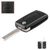 kuyuansu Caso chiave a distanza per Peugeot 207 307 308 407 607 807 Per Citroen C2 C3 C4 C5 C6 Flip Pieghevole Auto Key shell 2Buttons 3Buttons (HU83 536, 3B)