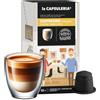 La Capsuleria CAPPUCCINO alla VANIGLIA (240 Capsule) compatibili con Nespresso, 24 box da 10 capsule, cremoso e profumato, con un delicato aroma di vaniglia per una pausa dolce, senza glutine (La Capsuleria)