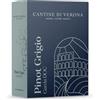 Cantina di Custoza Cantine di Verona - Pinot Grigio Garda Doc - Bag in Box da 10 litri - Vino bianco bag in box