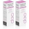 Dermafresh Ipersudorazione, Deodorante Attivo Roll On, Antitraspirante, 75 ml (Confezione da 2)