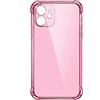 Vanqiang Custodia in silicone antiurto spessa compatibile con iPhone 14 13 12 11Pro Max X Xr Lens Protection Case Cover posteriore compatibile con supporti per auto (per iPhone 12, rosa)