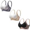 Dasfsagh Donna Reggiseno Senza Ferretto Reggiseni Senza Cuciture Push Up Comodo Reggiseno Sportivo Traspirante Donna Sostegno Forte Reggiseno Invisibile Anti-Sagging Imbottito Comfy Bralette 1/2/3/4Pc Bra-1