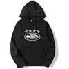 Respeto Felpe con Cappuccio da Uomo Felpe Sportive Unisex, Cor-tei-ZS Lettera Stampa Pullover Larghe Felpe con Cappuccio Y2K Pullover Sportivo da Strada Hip-Hop Magliette Casual XS-3XL-Black||XS
