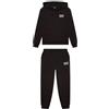 EA7 Emporio Armani Tuta da Bambini e Ragazzi in Cotone Felpato, 8NBV54 (IT, Età, 12 anni, Regular, Nero)