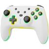GEEKHAVE Giochi Switch Controller, Telecomando Ricaricabile Senza Fili Switch Lite Controller Gamepad Joypad con Turbo Regolabile Dual-Shock Gyro Axis Compatibile con Switch/Switch Pro - Bianco