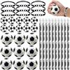 Meanju Calcio 40 Pezzi Compleanno Ragazzo, Matite, Gomme, Mini Pallone, Bracciale, Pallina Anti Stress, Softball, Regalo Compleanno Calcio