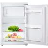 Generisch ASCOLI IRDE39561MS - Frigorifero da incasso con congelatore, altezza 88 cm, 118L (102L/16L), a basso gelo, combinazione con cerniere intercambiabili, regolazione della temperatura, illuminazione a LED