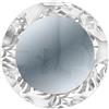 Lupia - Specchio da Parete Rotondo, MIRROR FANTASY CALLE WHITE, Cornice Stampata in Legno, Design Moderno, Adatto a Ingressi e Camere, Vetro Cristallo di Prima Luce, Diametro 65 cm