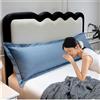 uyeoco Federe per Cuscino 120x48/150x48/180x48cm Cuscino Federa Cotone e Poliestere Lunga Federe Cuscini Divano Copricuscino con Cerniera Nascosta Proteggere Pelle e Capelli Federe(Q7,180x48cm(71x19in))