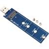 JIEYUCHU Adattatore M.2 SSD a USB 3.0, Adattatore USB a M.2 NGFF SATA Basato B/B+M Supporto 2230 2242 2260 2280 SSD, Compatibile per NGFF SATA B/B+M Key M2 SSD