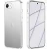 Captor Cover iPhone 17e / 16e, Custodia Trasparente in Silicone Morbido e Sottile, Antiurto, Anti-Graffio, Protezione Fotocamera, Anti-Ingiallimento, Flessibile e Resistente per iPhone 16e / 17e Cover