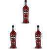 MARTINI Bitter Aperitivo, 25% ABV, 100cl / 1L, Infuso con Erbe Aromatiche Selezionate a Mano (Confezione da 3)