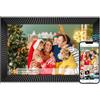 YENOCK Cornice digitale Wi-Fi da 10,1 pollici, cornice digitale con sensore di movimento, rotazione automatica, memoria integrata da 32 GB, 1280 x 800 cm, touchscreen, condividi momenti istantaneamente