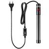 Angzhili Riscaldatore per acquario, 50-500 W, display a LED, sommergibile in titanio, termostato con regolatore termostato esterno (500 W)