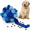 mizikuu Palla da Fiuto per Cani, Palla da Sniffing Mat Interattivi Portatile Sniffing Ball per Cani Sicuro e Resistente Giocattoli Puzzle Slow Food Giocattoli per cani di Piccola, Media,Taglia