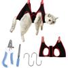 GIEEU Amaca per Cani Grooming - Kit per Toelettatura Amaca per Cani E Gatti con Cintura Ingrandita. Amaca per la Toelettatura di Cani, Sdoganatore per la Taglia delle Unghie e Il Bagno del Cane (Taglia S)