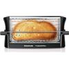 Taurus, Tostapane Todopan Nero, 960632, 700W, 700 W, 0 Decibel, Acciaio inossidabile, 2 Scomparti