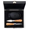 Laguiole Style de Vie Luxury Line - Set regalo di 2 coltelli per ostriche, in legno d'ulivo