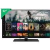 Telefunken Smart TV 32 Pollici Risoluzione HD Ready Display LED Sistema TiVo OS Base Centrale colore Nero - TE32750B45I2DT