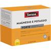 SWISSE Magnesio e Potassio FORTE - Integratore Potassio e Magnesio in Polvere Uomo e Donna con Vitamine e Sali Minerali, Integratori Stanchezza e Recupero Muscolare, 24 Bustine al Limone Made in Italy