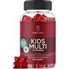 Vitayummy Orsetti Multivitaminici VitaYummy Sapore Fragola per Bambini - Integratore Alimentare in Gomma Vegan - Vitamina A, C, D, B12 e Zinco - Supporta il Sistema Immunitario - Senza Gelatina - 60 Orsetti