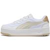 PUMA Sneakers Court Lally Skye Aqua Metallizzatos da donna, Scarpe, Bianco/Alpine Snow/Light Sand, 36