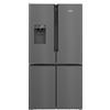 Siemens PI Frigorifero Multi Door 4 porte a libera installazione KF96DAXEA finitura acciaio nero anti-impronta da 91 cm